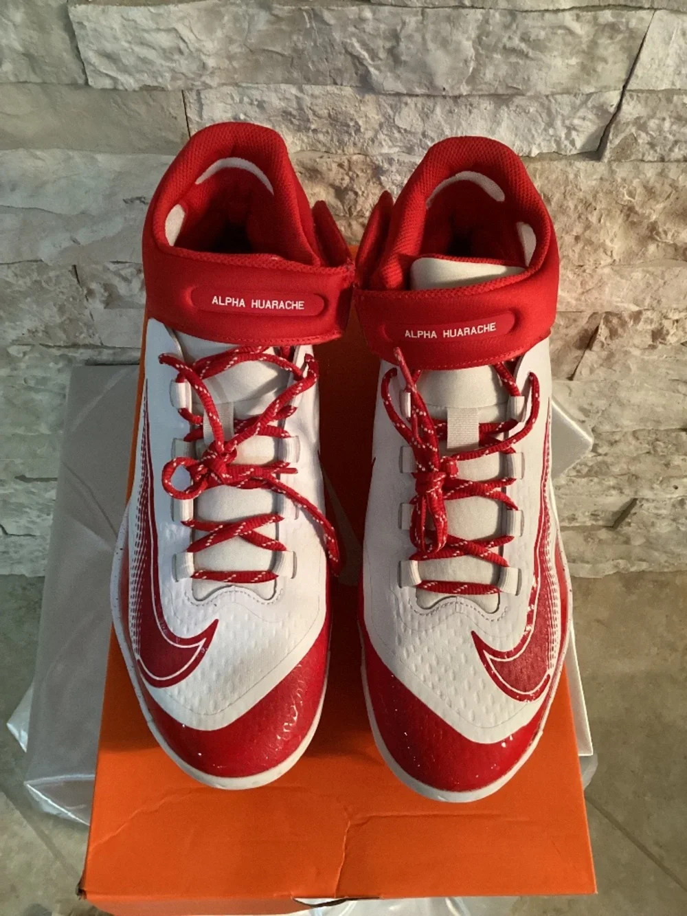 Nike Alpha Huarache Elite 4 Mid Men's Baseball Metal Cleats Size 11.5 New in Box